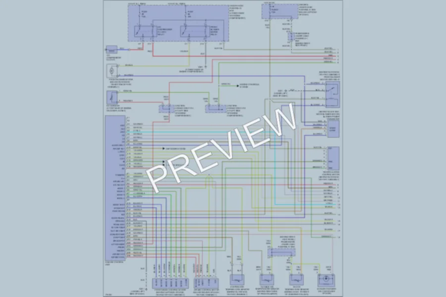 2004 Honda Odyssey Air Conditioning wiring diagram preview