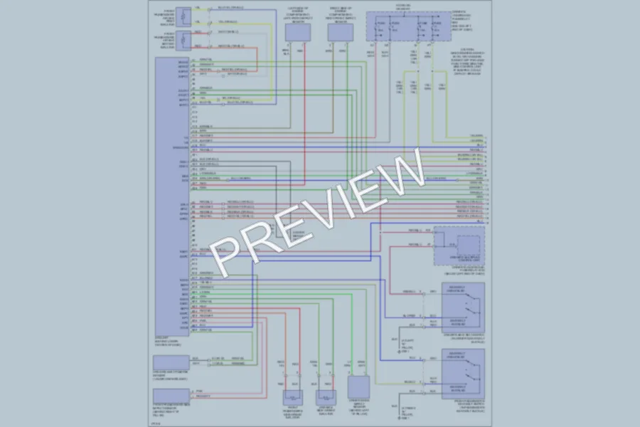 2004 Honda Odyssey Supplemental Restraints wiring diagram preview