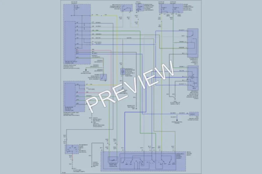 2004 Honda Odyssey Wiper Washer wiring diagram preview