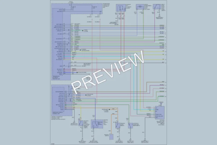 2004 Honda Pilot Anti Theft wiring diagram preview