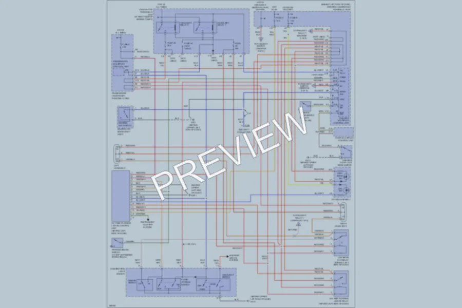 2004 Honda Pilot Headlights wiring diagram preview