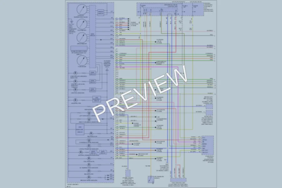 2004 Honda Pilot Instrument Cluster wiring diagram preview