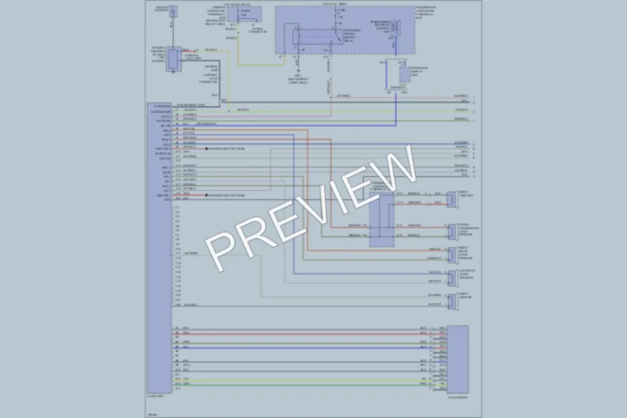 2004 Honda Pilot Radio wiring diagram preview