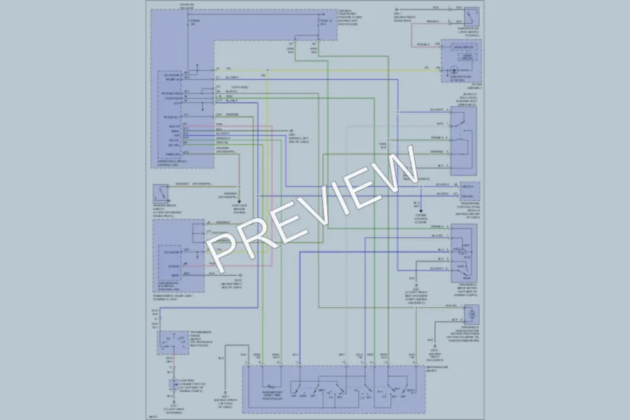 2004 Honda Pilot Wiper Washer wiring diagram preview