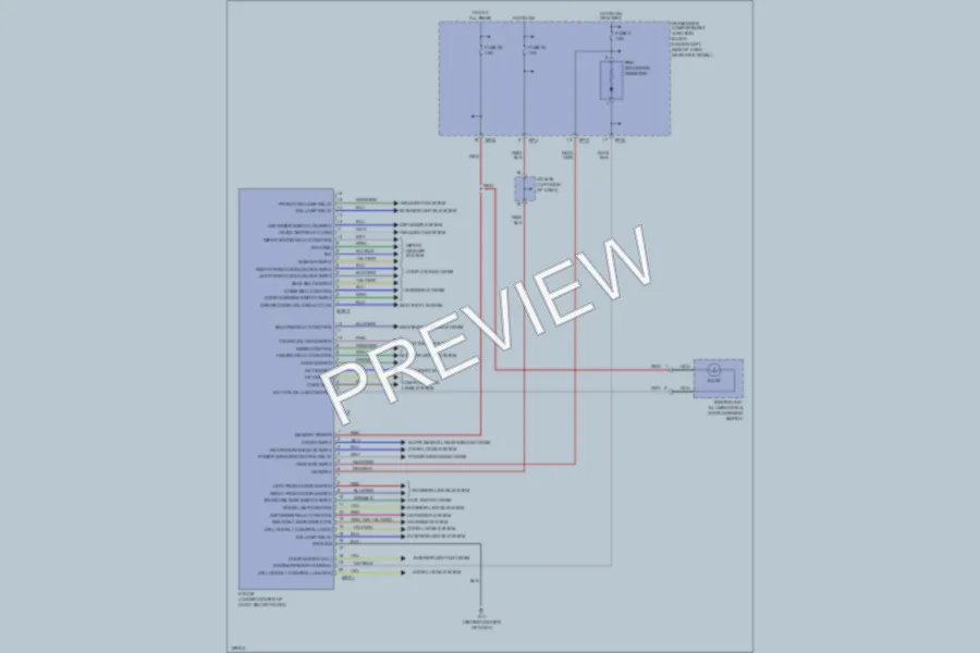 2004 Hyundai Elantra Body Control Modules wiring diagram preview