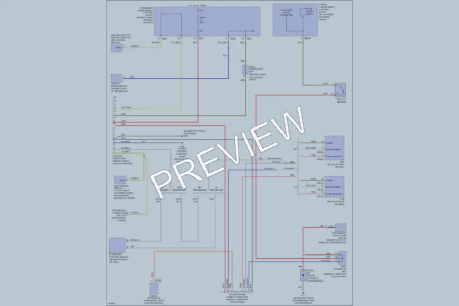 2004 Hyundai SantaFe Computer Data Lines wiring diagram preview