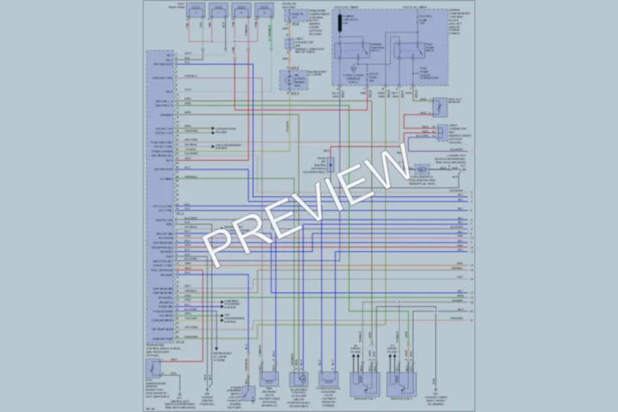 2004 Hyundai SantaFe Engine Performance wiring diagram preview