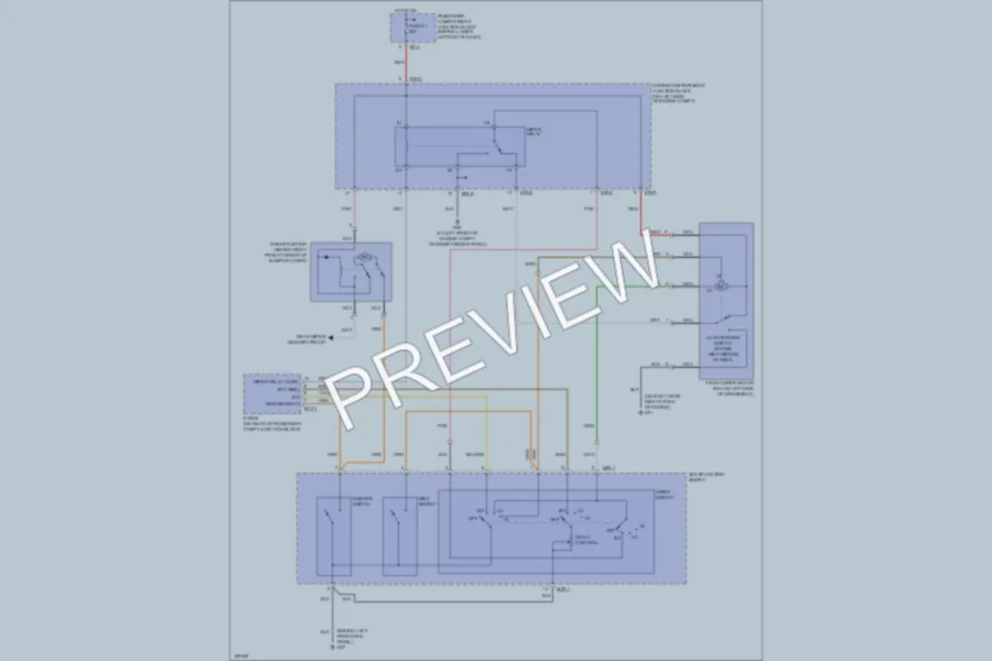 2004 Hyundai SantaFe Wiper Washer wiring diagram preview