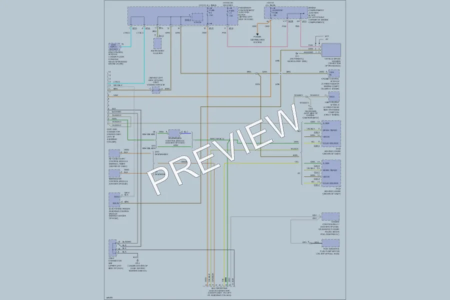 2004 Hyundai Sonata Computer Data Lines wiring diagram preview