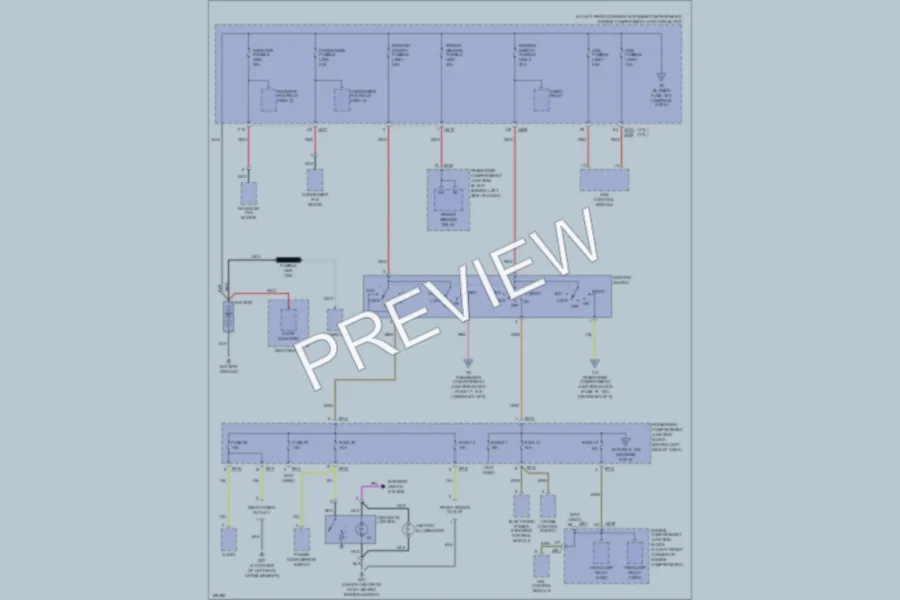 2004 Hyundai Sonata Power Distribution wiring diagram preview