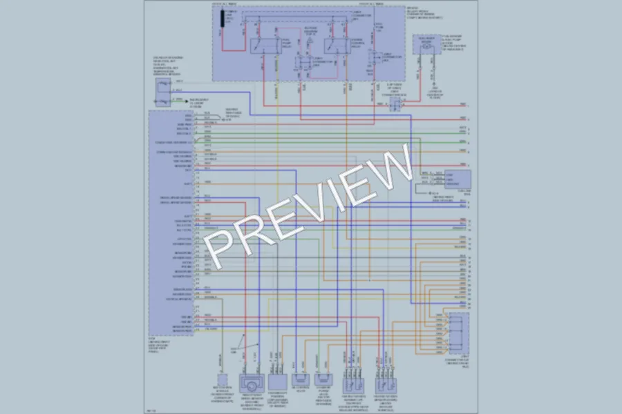 2004 Hyundai Tiburon Engine Performance wiring diagram preview