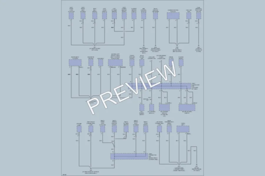2004 Hyundai Tiburon Ground Distribution wiring diagram preview