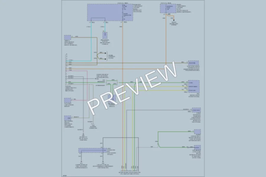 2004 Hyundai XG350 Computer Data Lines wiring diagram preview
