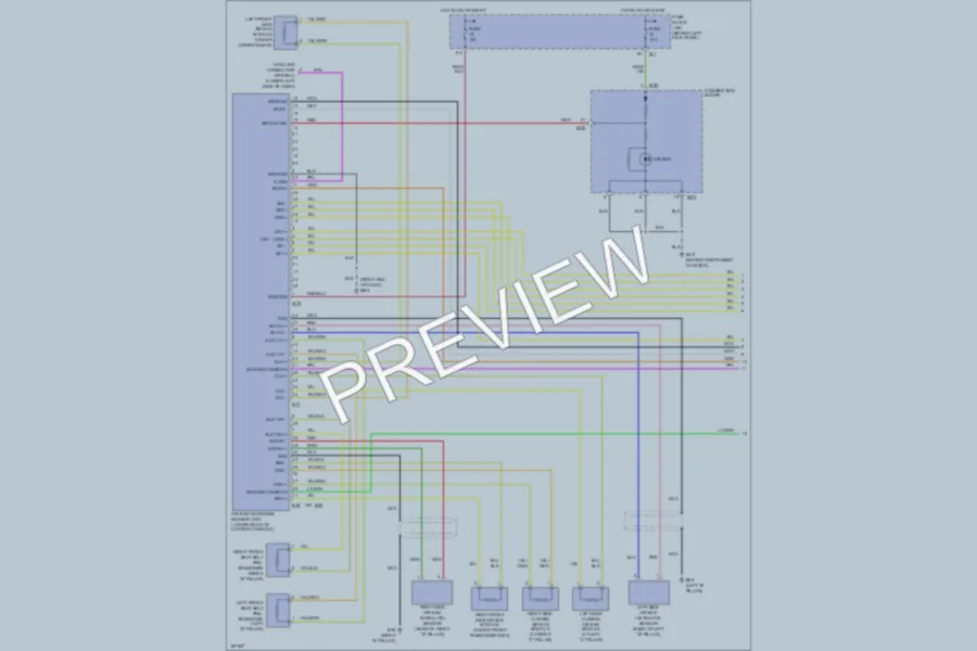 2004 Infiniti FX35 Supplemental Restraints wiring diagram preview