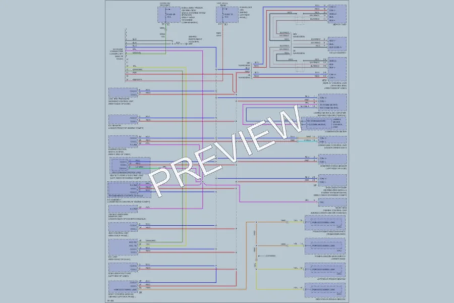 2004 Infiniti FX45 Computer Data Lines wiring diagram preview