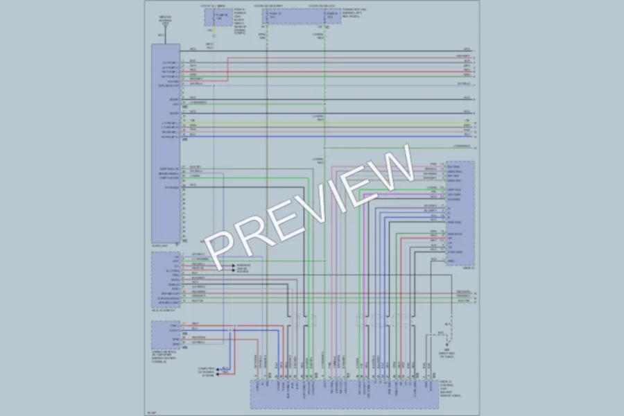 2004 Infiniti FX45 Radio wiring diagram preview