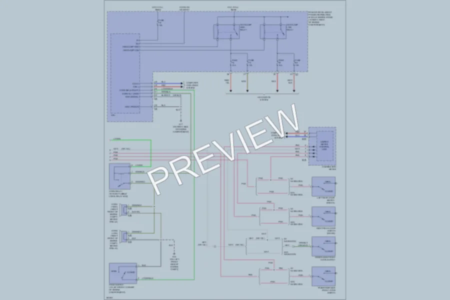 2004 Infiniti G35 Anti Theft wiring diagram preview