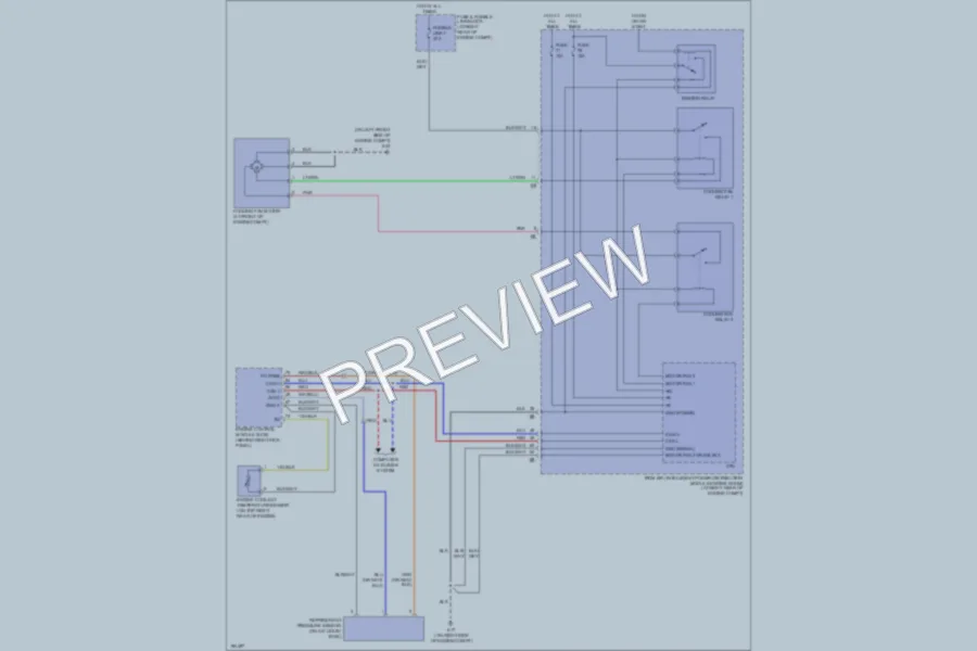 2004 Infiniti G35 Cooling Fan wiring diagram preview