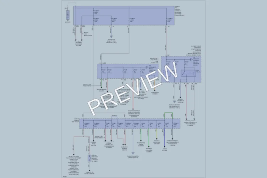 2004 Infiniti G35 Power Distribution wiring diagram preview