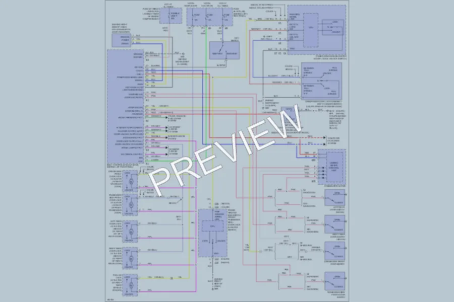 2004 Infiniti G35 Power Door Locks wiring diagram preview