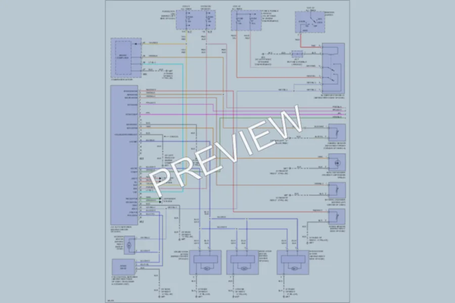 2004 Infiniti I35 Air Conditioning wiring diagram preview