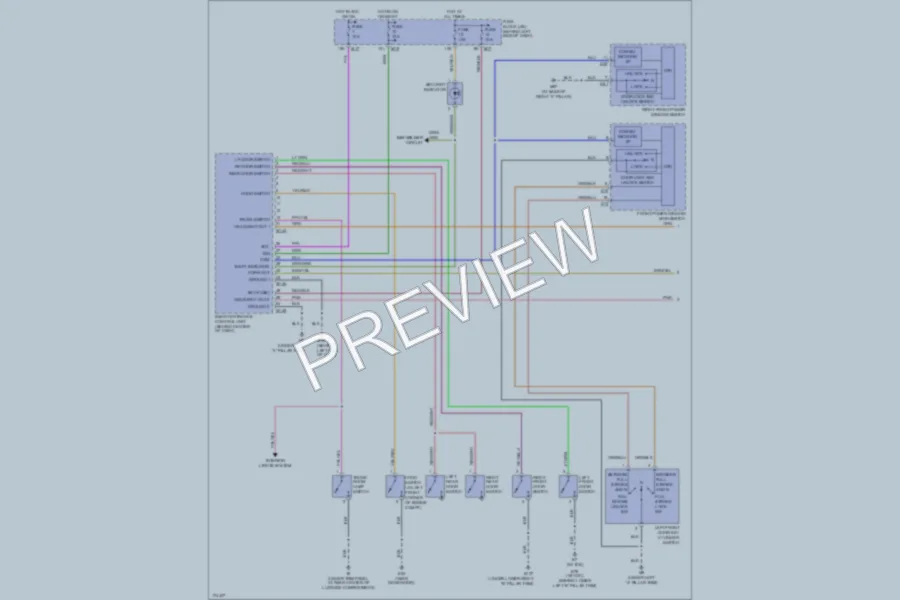 2004 Infiniti I35 Anti Theft wiring diagram preview
