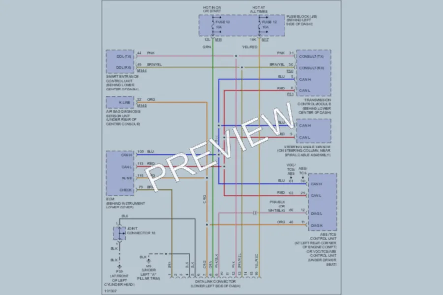 2004 Infiniti I35 Computer Data Lines wiring diagram preview