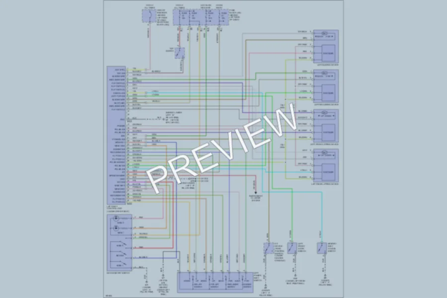 2004 Infiniti I35 Memory Systems wiring diagram preview