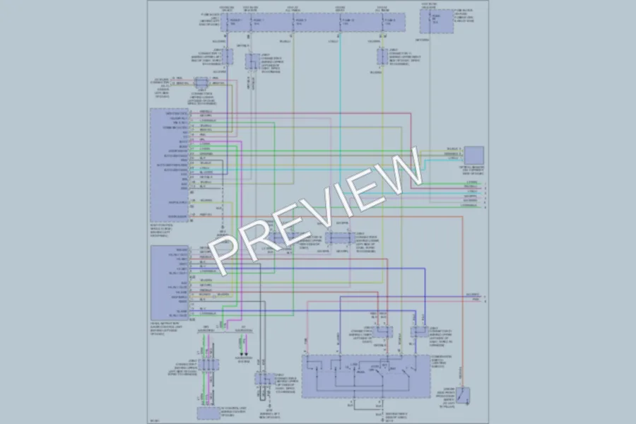2004 Infiniti M45 Headlights wiring diagram preview