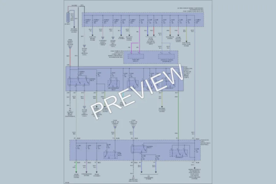 2004 Infiniti M45 Power Distribution wiring diagram preview