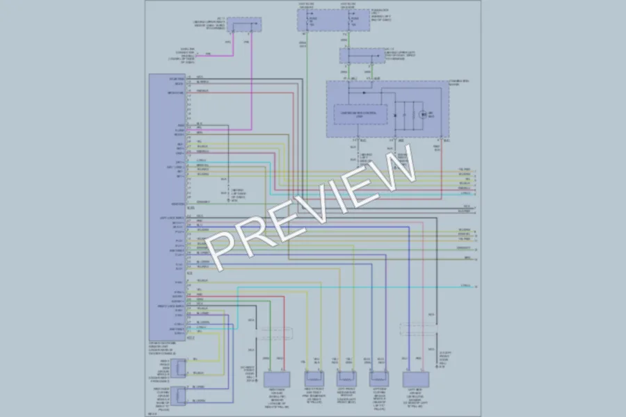 2004 Infiniti M45 Supplemental Restraints wiring diagram preview