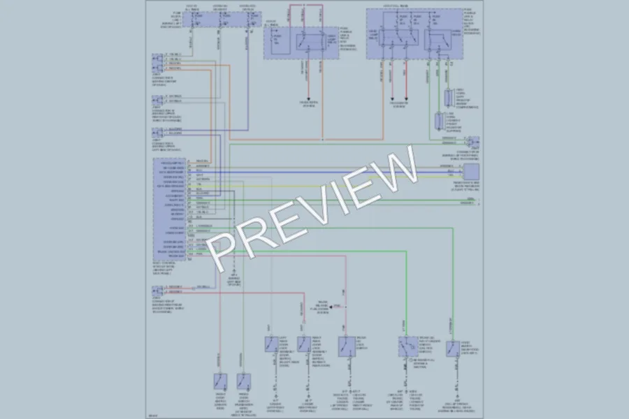 2004 Infiniti Q45 Anti Theft wiring diagram preview