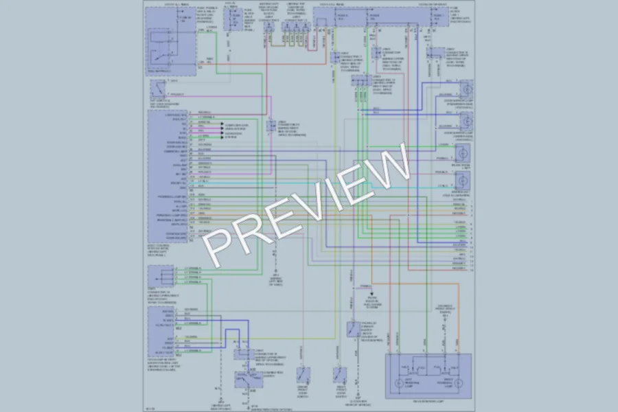 2004 Infiniti Q45 Interior Lights wiring diagram preview