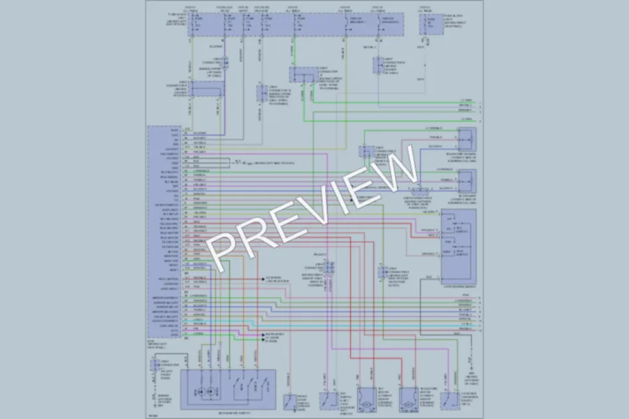 2004 Infiniti Q45 Memory Systems wiring diagram preview