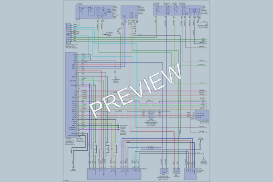 2004 Infiniti Q45 Navigation wiring diagram preview