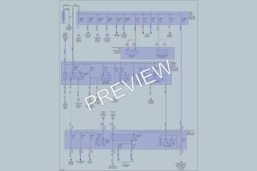 2004 Infiniti Q45 Power Distribution wiring diagram preview