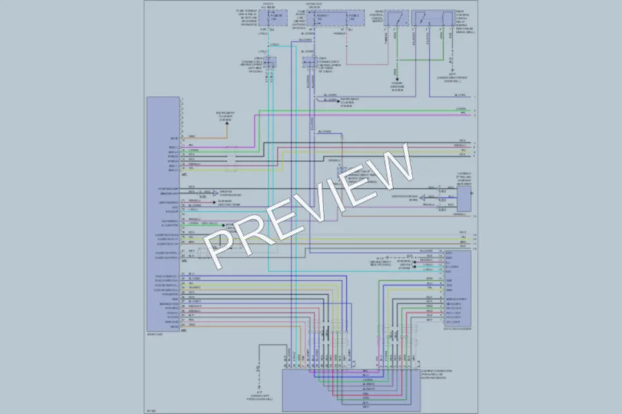 2004 Infiniti Q45 Radio wiring diagram preview