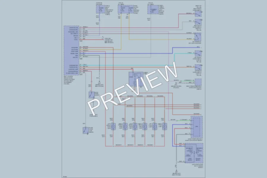 2004 Infiniti QX56 Interior Lights wiring diagram preview