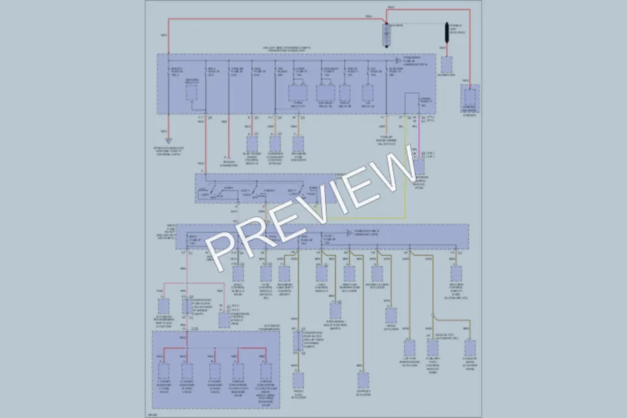 2004 Isuzu Ascender Power Distribution wiring diagram preview
