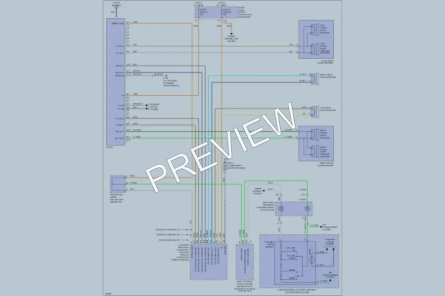 2004 Isuzu Ascender Radio wiring diagram preview