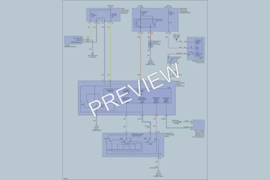 2004 Isuzu Ascender Wiper Washer wiring diagram preview