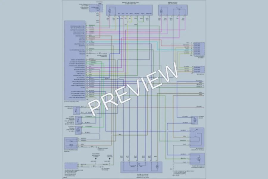 2004 Isuzu Axiom Air Conditioning wiring diagram preview