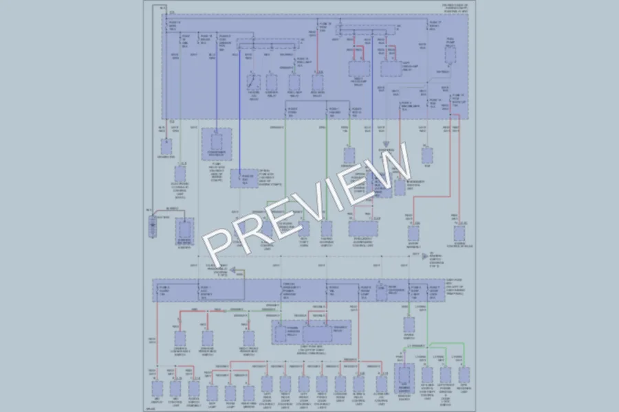 2004 Isuzu Axiom Power Distribution wiring diagram preview