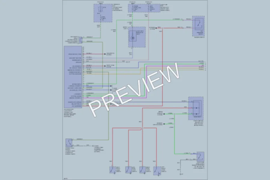 2004 Isuzu Rodeo Anti Theft wiring diagram preview
