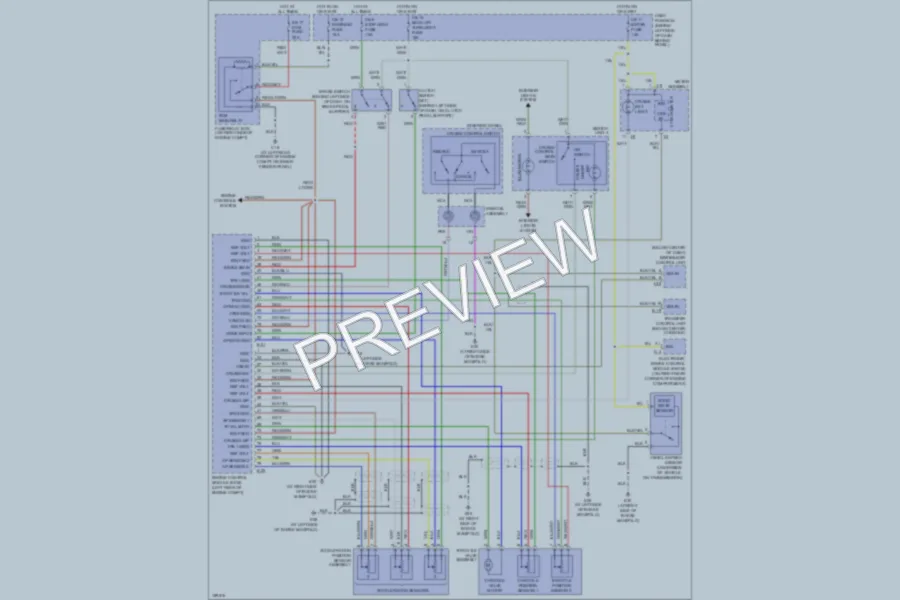 2004 Isuzu Rodeo Cruise Control wiring diagram preview