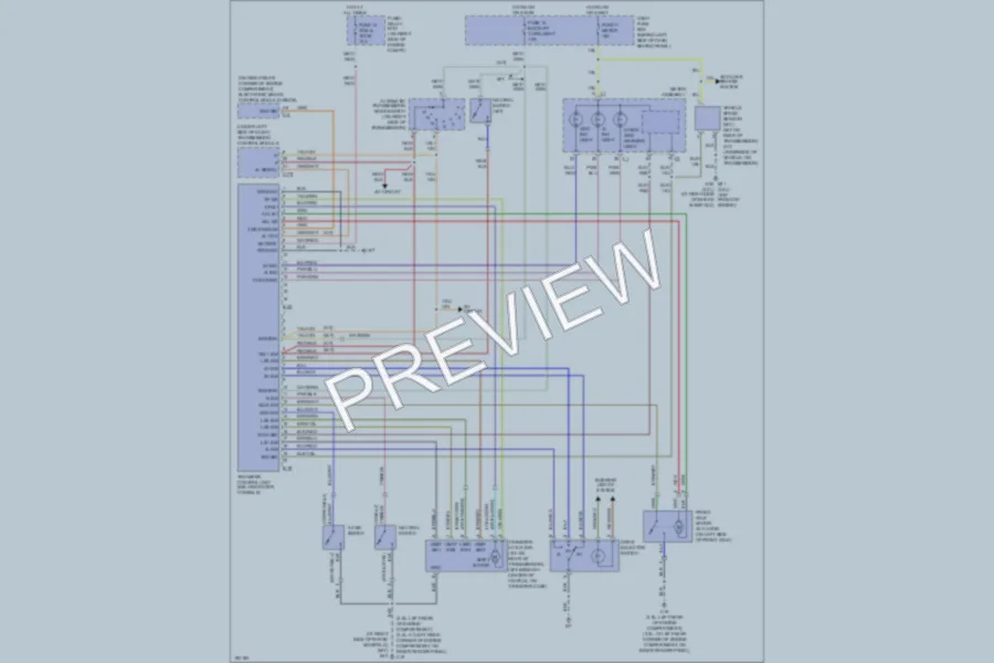 2004 Isuzu Rodeo Transmission wiring diagram preview