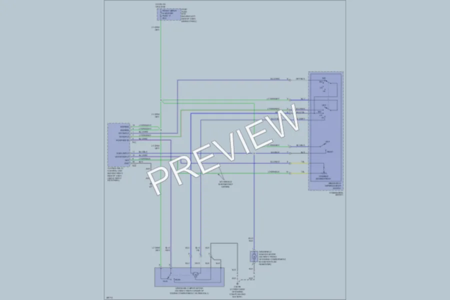 2004 Isuzu Rodeo Wiper Washer wiring diagram preview