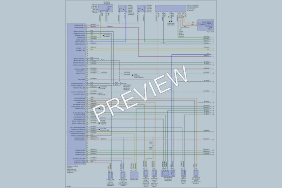 2004 Jaguar SType Engine Performance wiring diagram preview