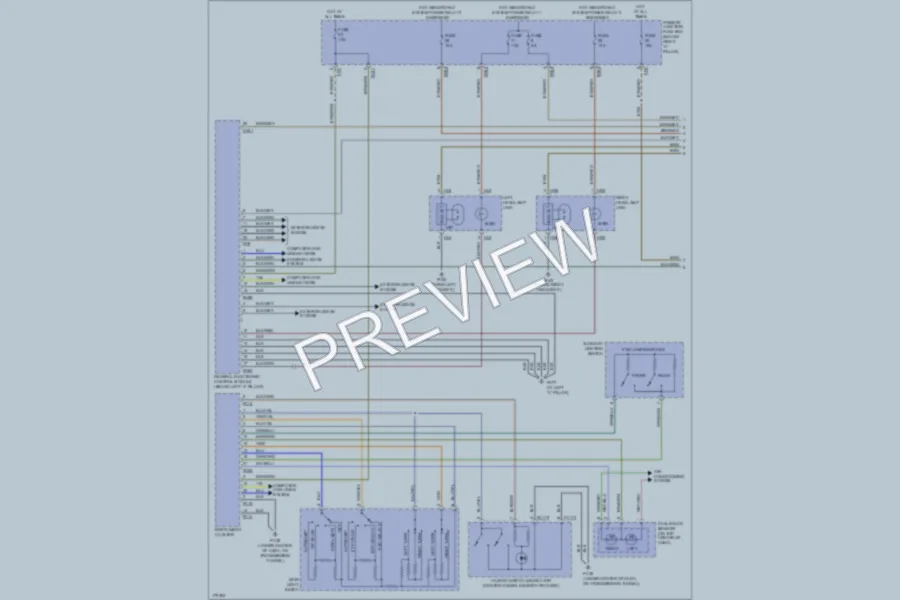 2004 Jaguar SType Headlights wiring diagram preview