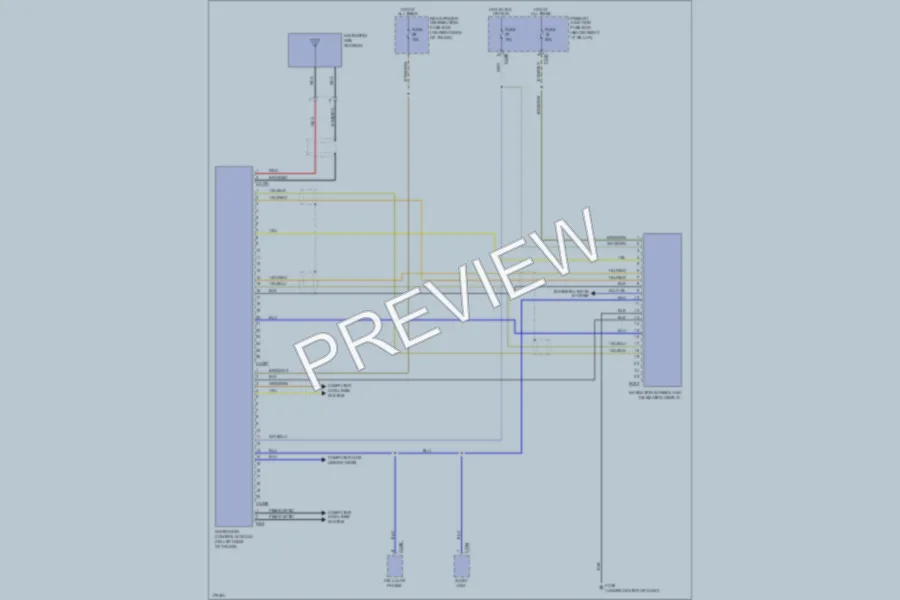 2004 Jaguar SType Navigation wiring diagram preview